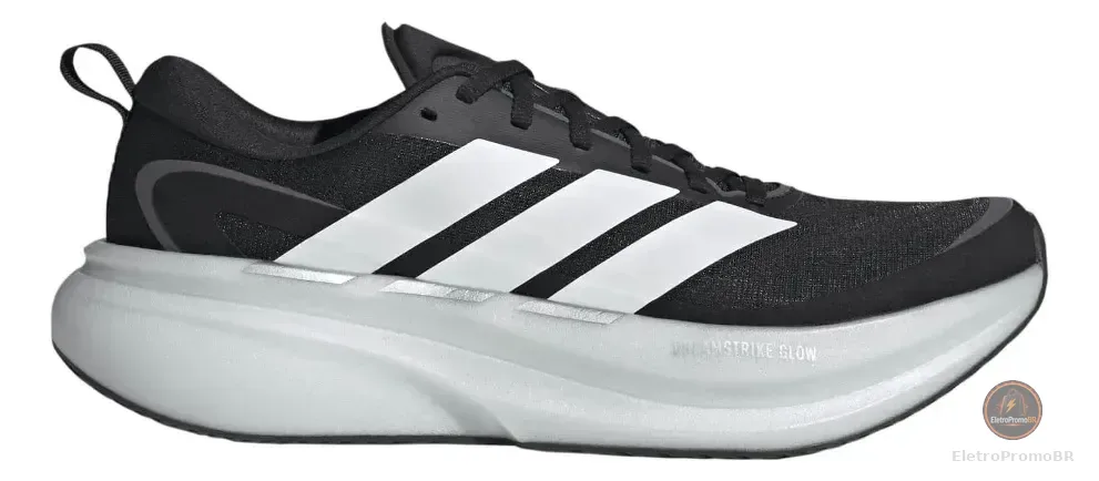 Tênis Masculino Supernova Glide adidas Preto Liso 42 Br