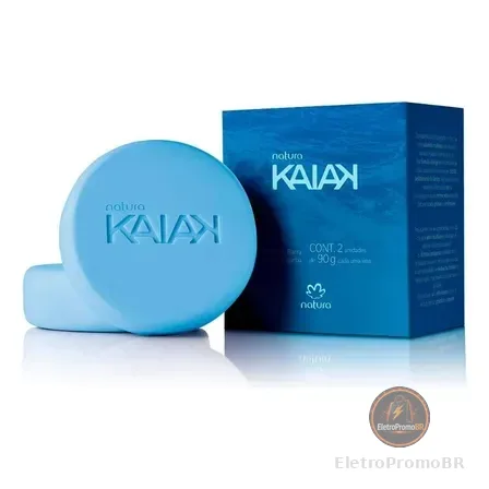 Caixa Duo Sabonetes Kaiak Clássico Masculino Natura - Lvdm