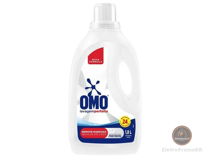 Sabão Líquido Omo Lavagem Perfeita Concentrado 1,8L