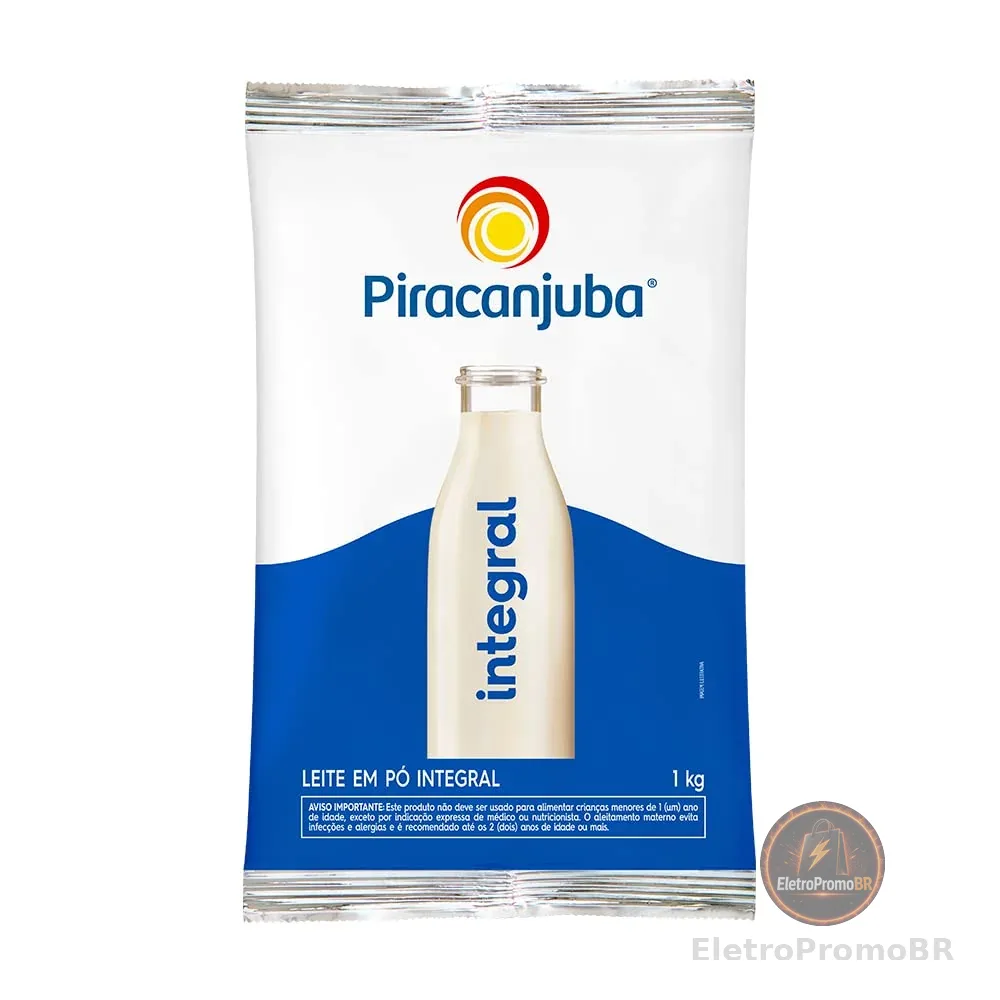 Piracanjuba Leite Em Pó Integral 1Kg