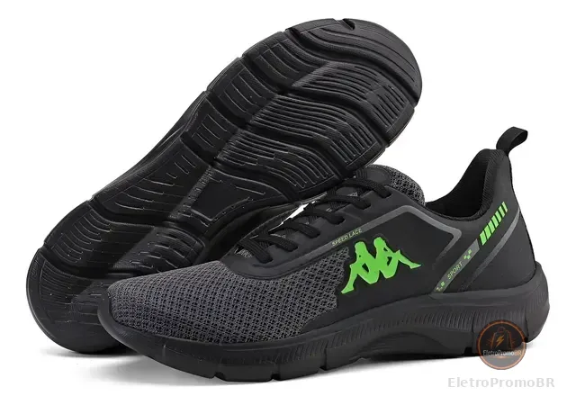 Tênis Kappa Run 200 Original Caminhada Academia