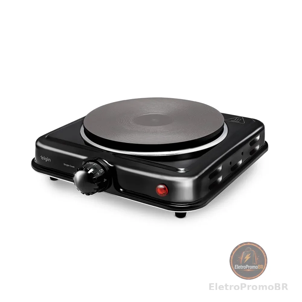 Fogão Elétrico Portátil Cooktop Elgin Single Cook 1 Boca - 220V