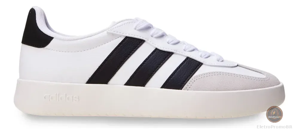 Tênis Masculino Barreda adidas Branco E Preto Liso 39 Br