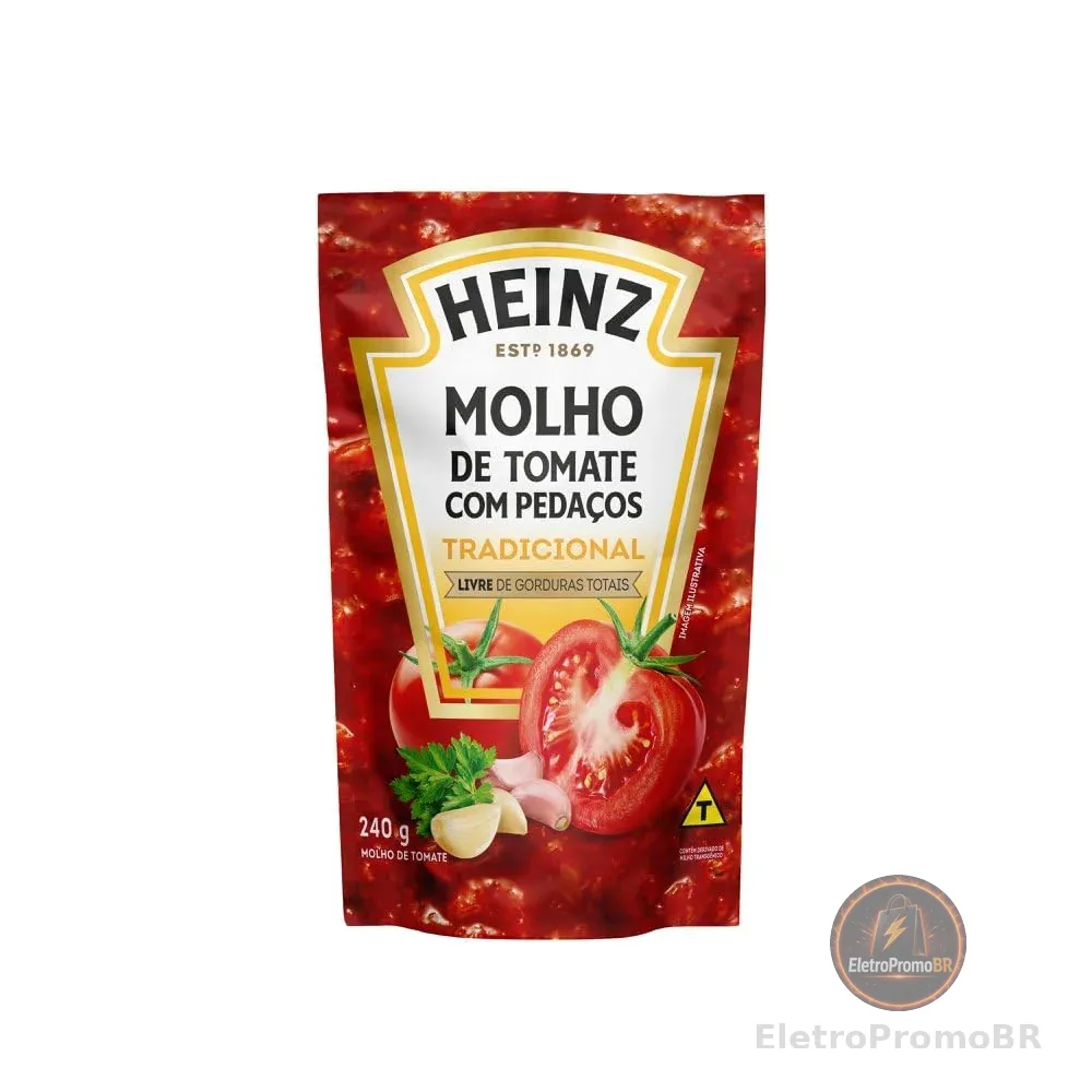 Heinz Molho de Tomate Tradicional, 240g