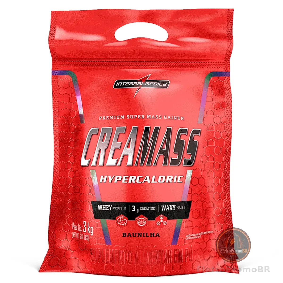 Integralmédica - Hipercalórico Creamass - Baunilha - pouch 3kg