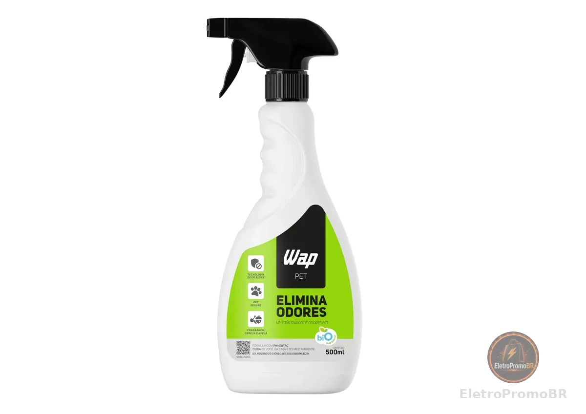 Eliminador de Odores Pet WAP Elimina Odores 500ml em Spray Cereja e Avelã | Neutralizador de Odores com fragrância