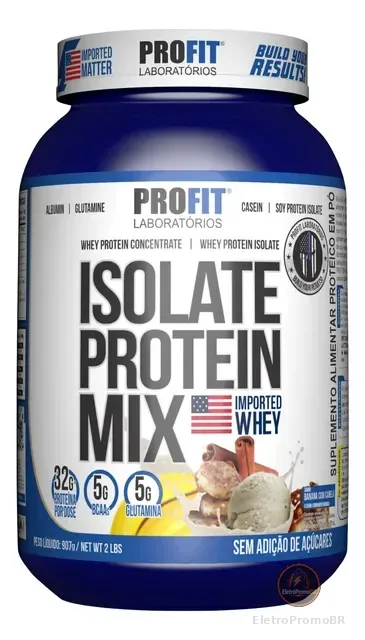 Isolate Protein Mix Whey Isolado Bcaa Glutamina Profit Labs