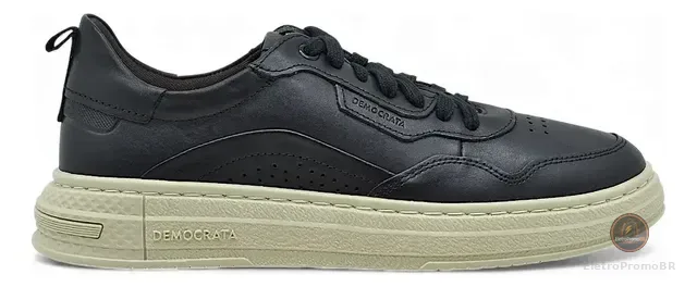 Sapatenis Democrata Masculino Denim Jake Couro Original