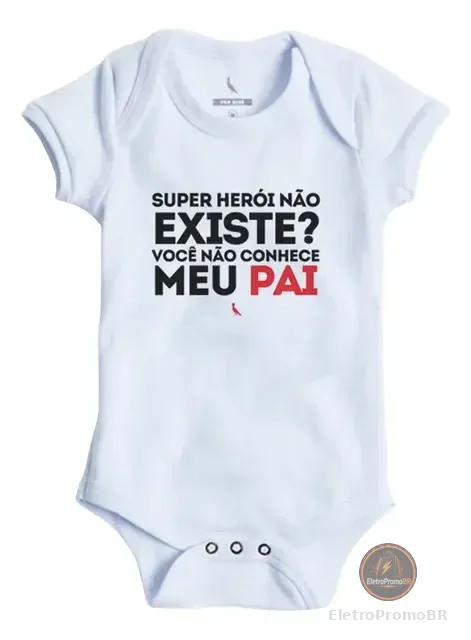 Body Bebê Super Pai Reserva Mini