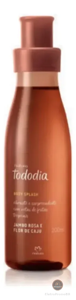 Body Splash Natura Tododia Jambo Rosa E Flor De Caju 200ml