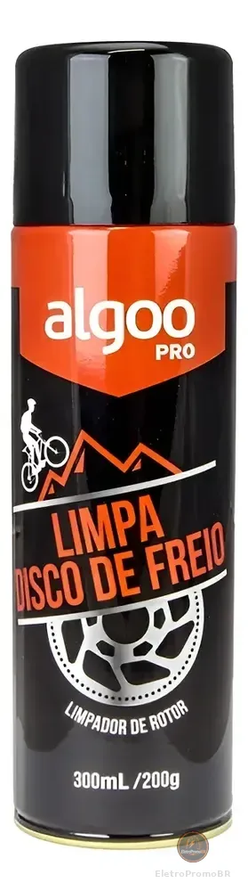 Limpa Disco De Freio / Rotor Algoo Spray - 300ml / 200g Bike