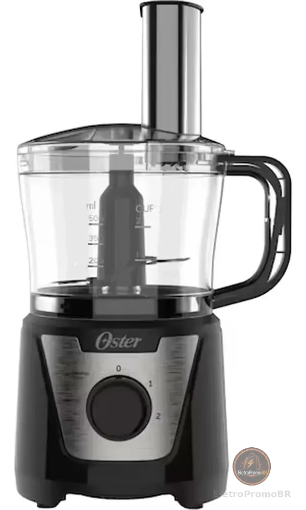 Multiprocessador 500ml Motor Reversível Compacto Oster Preto 110v
