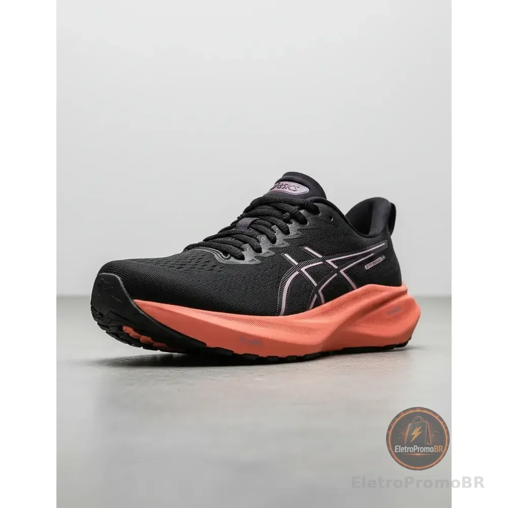 Tênis Asics Gt-2000 13 Black/dark Aubergine Feminino Preto 34 Br