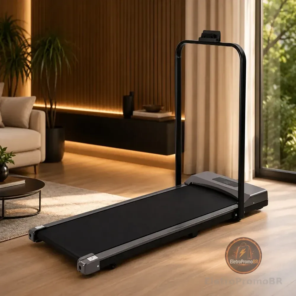 Esteira Ergométrica Dobrável Elétrica Maat Painel Led Preto 127v