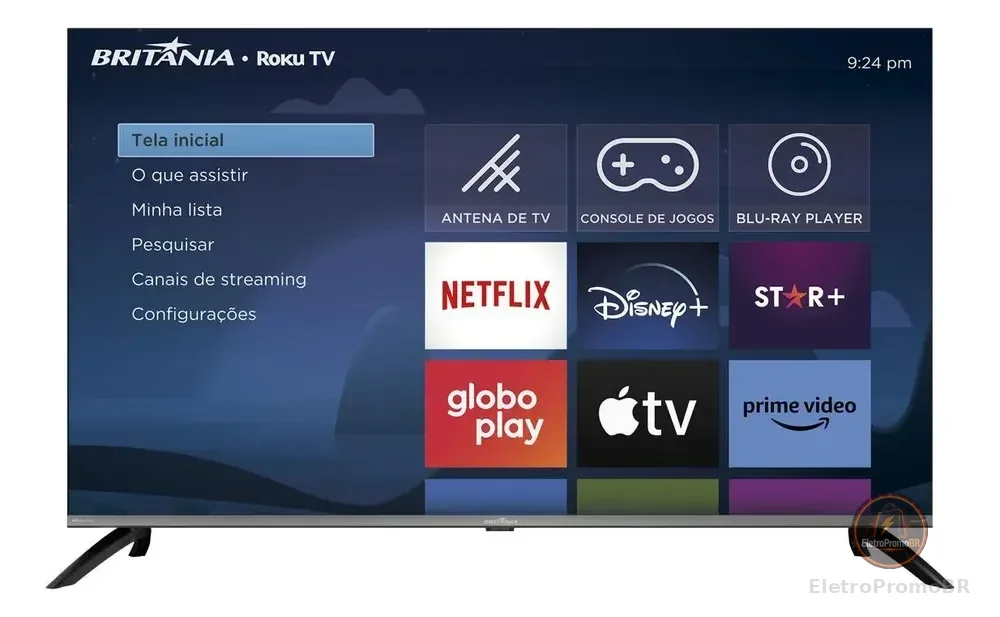 Smart Tv 50" Britânia Roku Hdr10 Dolby Audio B50cra