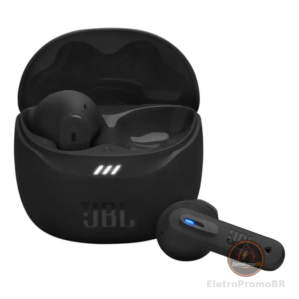 Fone De Ouvido Bluetooth Jbl Tune Flex 2 Preto