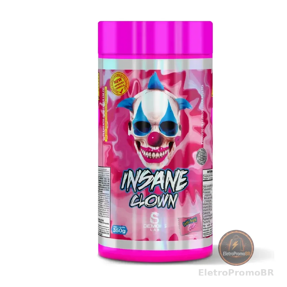 Suplemento Em Pó Insane Clown 350g Demons Lab Tutti Frutii Tutti Fruit