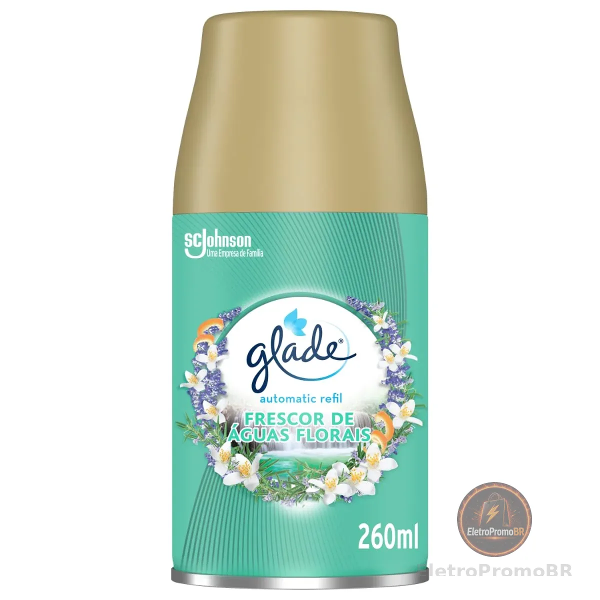 Glade Aromatizador de Ambiente Automático Águas Florais, Refil 260ml