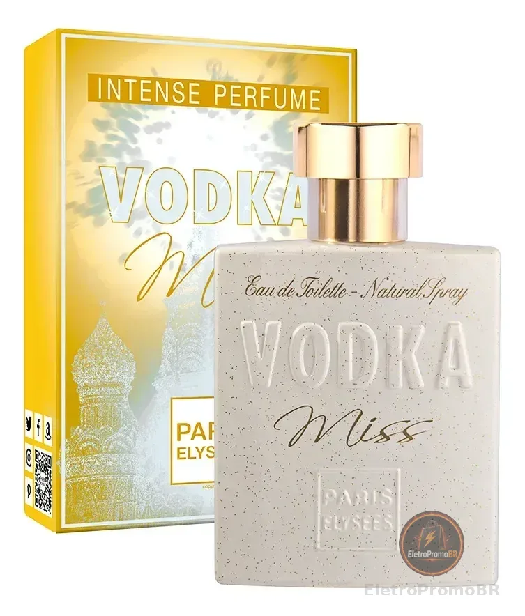 Perfume Vodka Miss Paris Elysees Feminino Intense 100ml