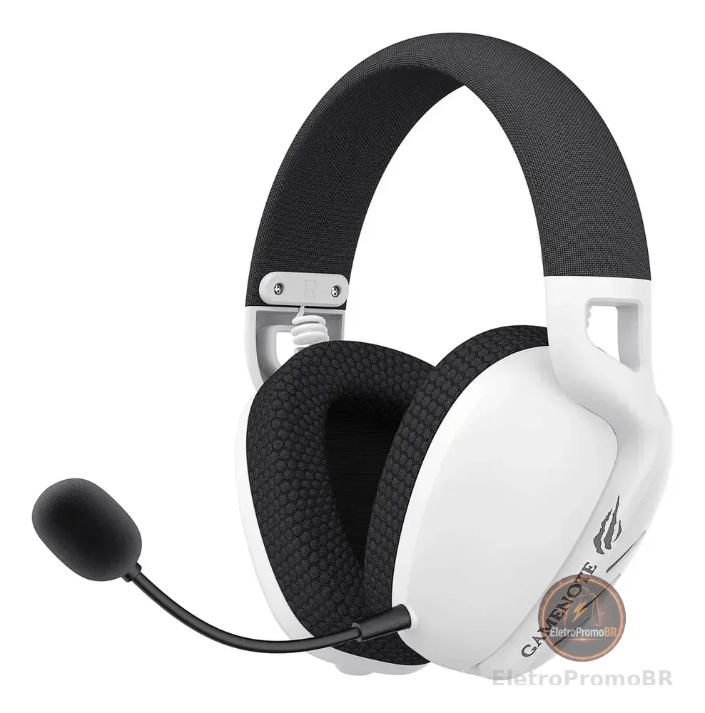 Fone De Ouvido Branco Havit Gamenote Fuxi-h6 - White Branco