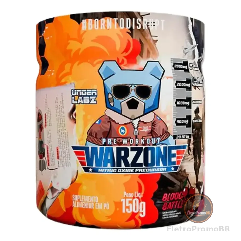Warzone Pré-treino - 150g Blood Battle - Under Labz Blood Battle