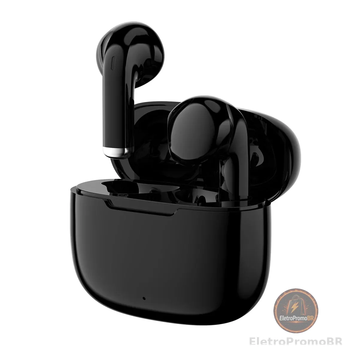 Fone de Ouvido Bluetooth 5.3, Graves Potentes, Drivers de 13mm, 14H de Reprodução, Resistência à Água, Fone sem fio tws, Preto