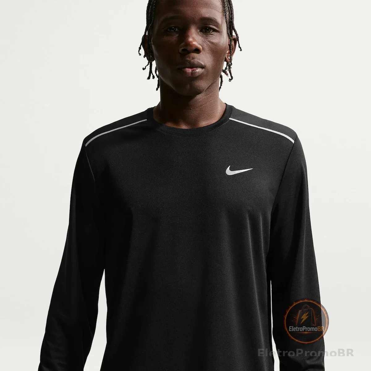 Camiseta Dri-FIT Nike Manga Longa UV Miler Masculina