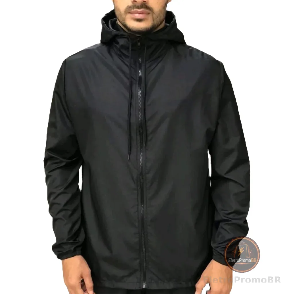 Jaqueta CORTA - VENTO Casaco 100%Tactel Leve /Prático/ Confortável/ Ideal Dia a Dia e Caminhadas