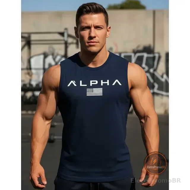Regata Compressão Camiseta Dry Fit Masculina Academia Treino