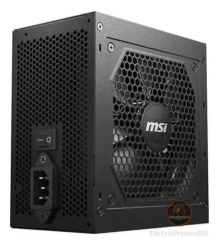 Fonte de Alimentação MSI MAG A850GL PCIE 5.0, ATX 3.0, 850W, 80 Plus Gold, PFC Ativo, Full Modular, Preto