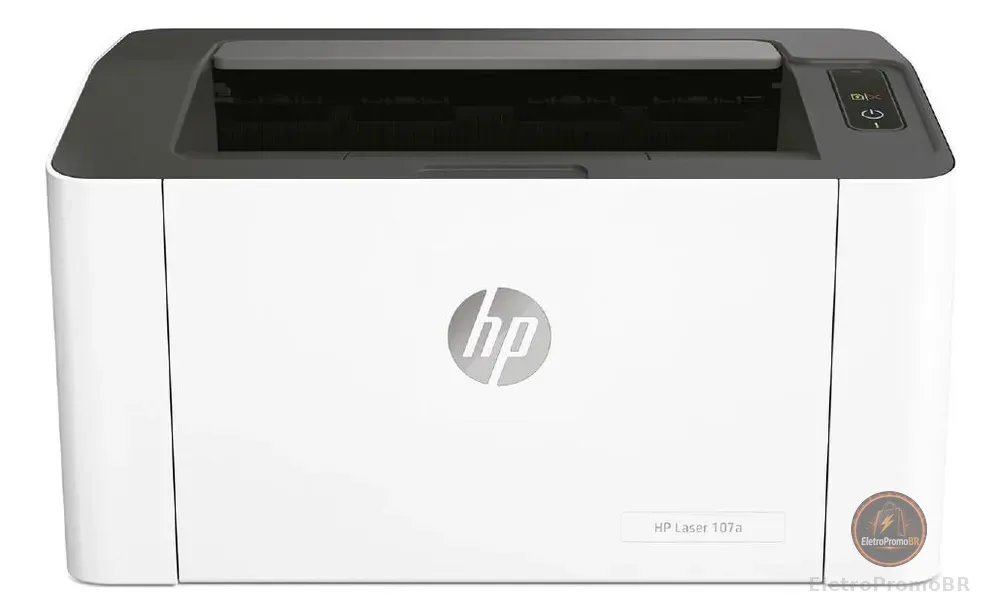 Impressora HP Laser 107a Monocromática Porta USB 2.0 de alta velocidade 110 a 127 VCA
