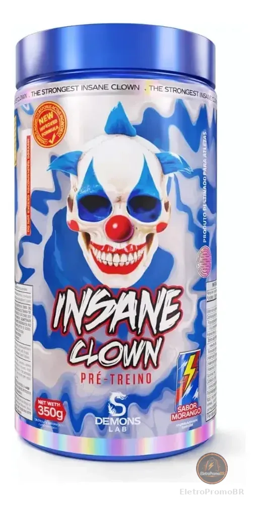 Pré Treino Insane Clown 350g Sabor Energético Mad Bull Mad Bull