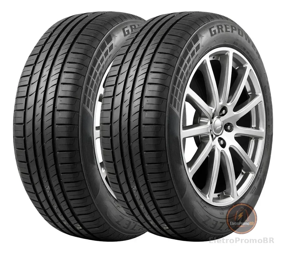 Kit 2 Pneus Maxzez Grepower 195/55 R15 Aro 15 85v V