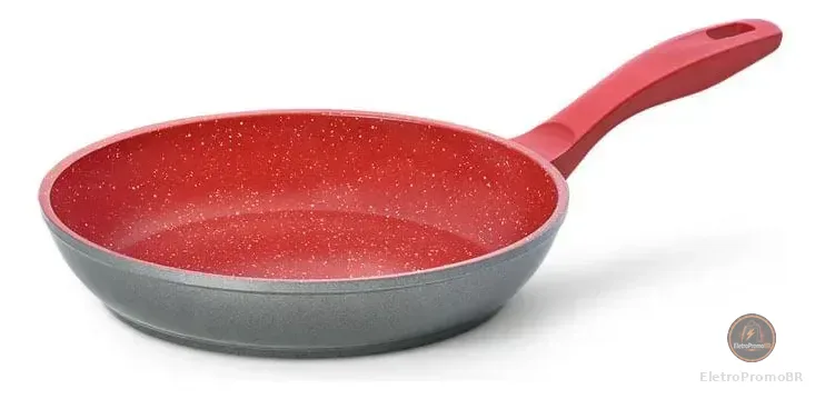 Panela Polishop Sauté Petit 20cm Vermelha Vermelho