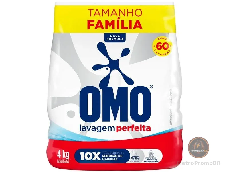 Sabão em Pó Omo Lavagem Perfeita 4kg