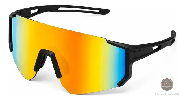 Oculos Ciclismo Corrida Esportivo Lente Panorâmica Uv400