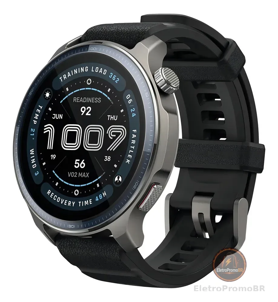 Smartwatch amazfit balance 2 46mm amoled gps wifi resistência 10 atm Sport
