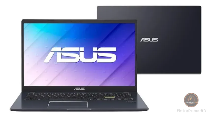 Notebook ASUS Vivobook Go 15, Intel Celeron Dual Core N4500, 4GB RAM, 128GB EMMC, Windows 11 Home, Tela 15.6" Led, Star Black - E510KA-BR808WS