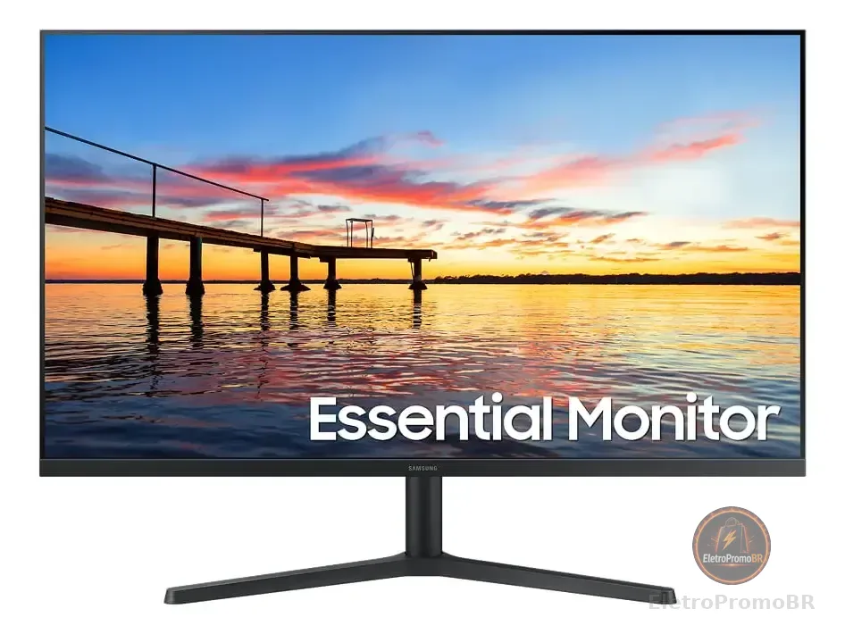 Monitor Samsung 32  Essential S3 Fhd 75hz Freesync Hdmi Dp Preto