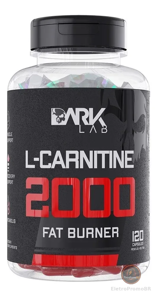 L-carnitina 2000 Queimador Gordura 120 Cápsulas - Dark Lab Sabor Sem sabor