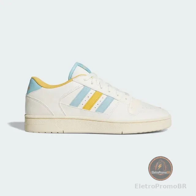 Tênis Masculino Break Start adidas Owhite/iceblu/crewht Liso 39 Br