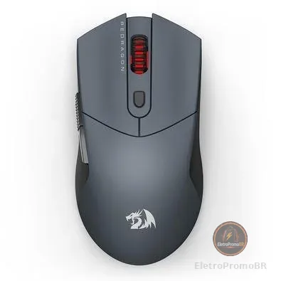 Mouse Gamer Sem Fio Redragon ST4R Pro, 26000 DPI, 6 Botões, Bluetooth, Preto - M917GB-PRO