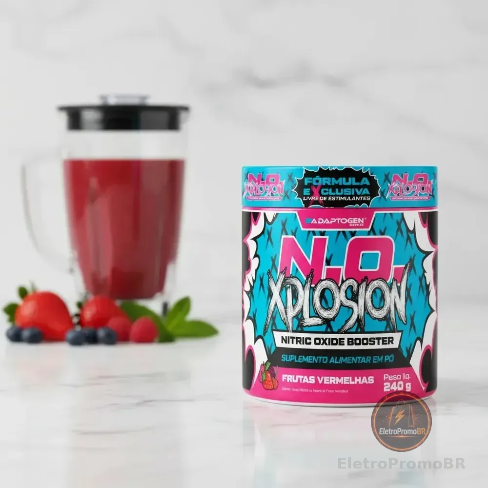 Aminoácido N.o Xplosion C/240g - Adaptogen Frutas Vermelhas