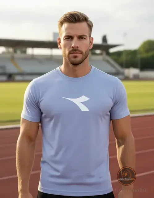 Camiseta Diadora Big Logo Masculina