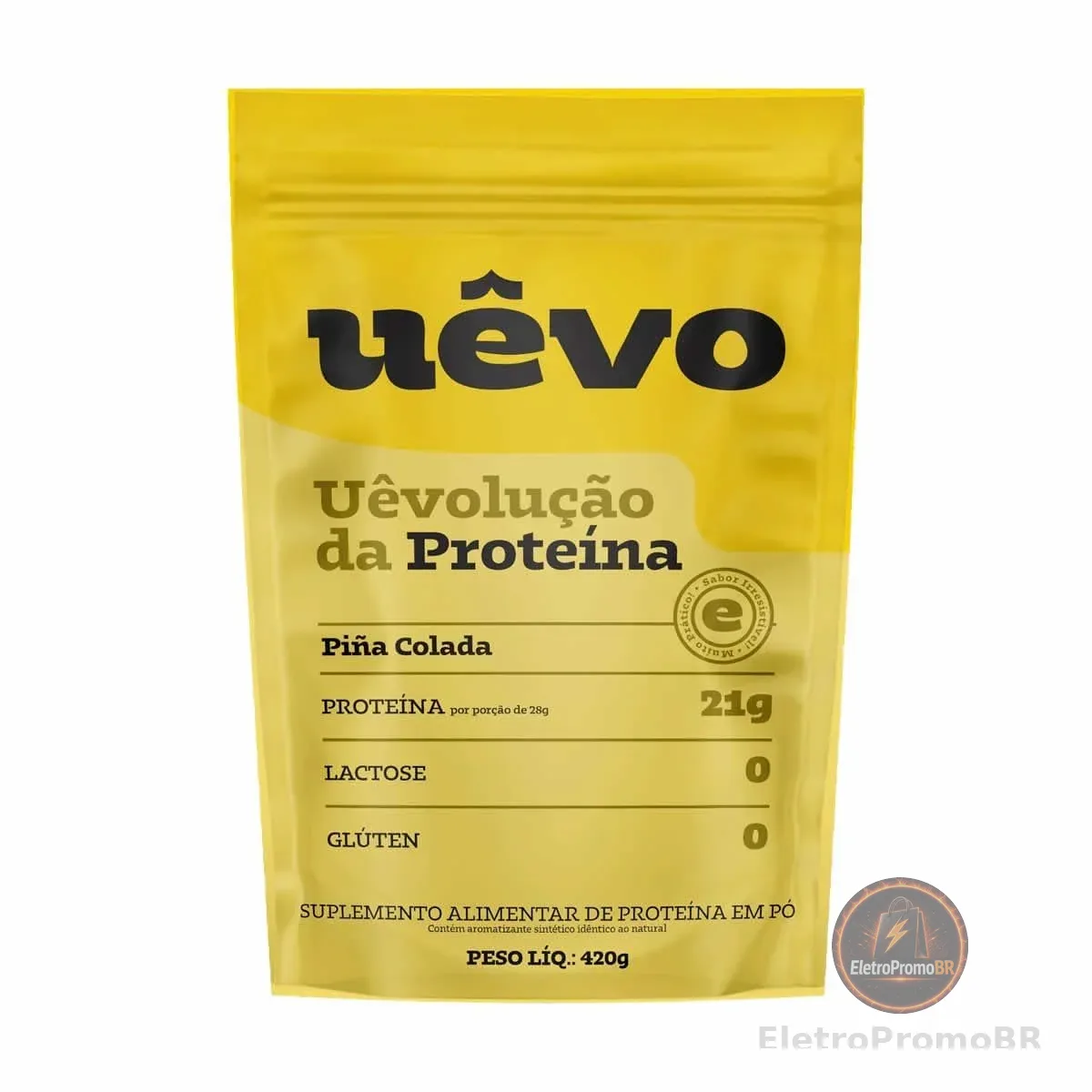 Proteína Uêvo - 420g Refil Pina Colada - Uêvo