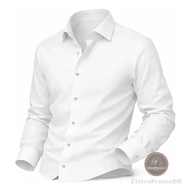 Camisa Social Masculina Slim Premium Manga Longa / Curta