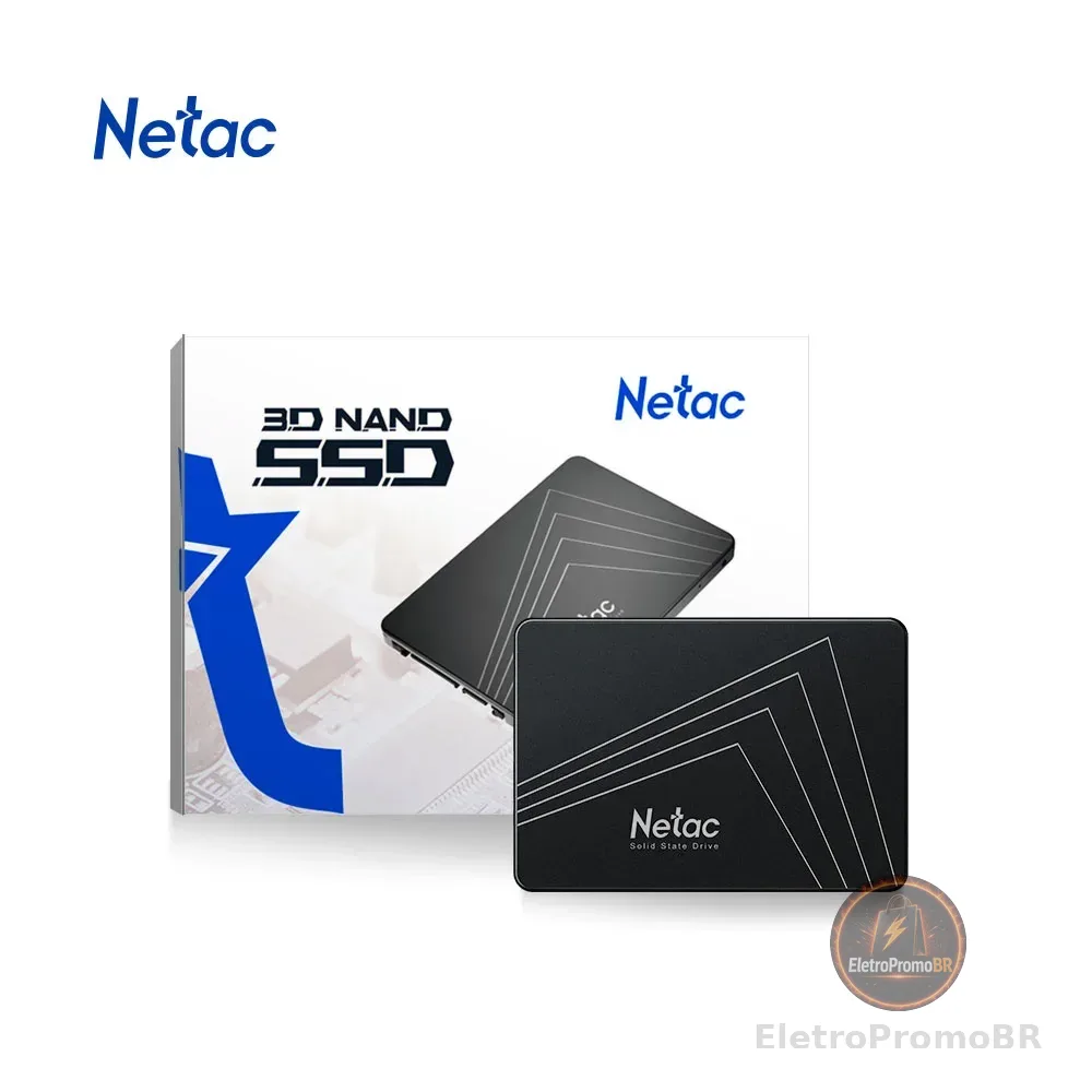 SSD SATA Netac 2TB 4TB 1TB 128GB 480GB 512GB 256GB HD SSD Disco Rígido Interno para Laptop PC
