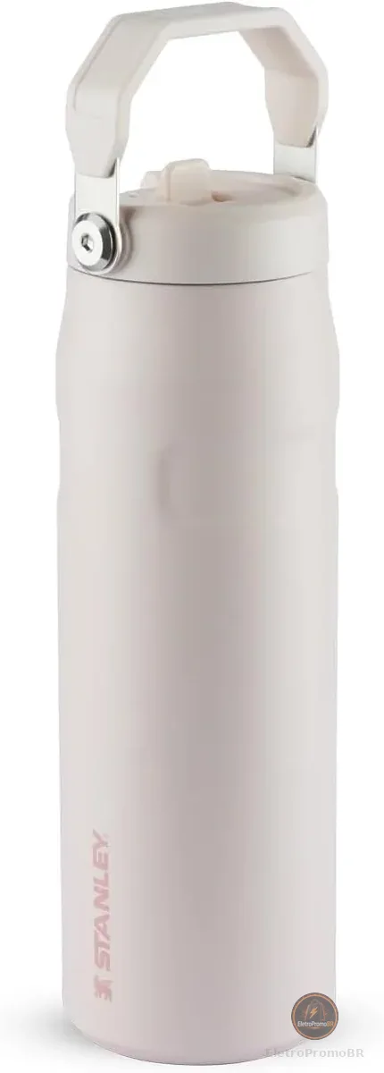 Stanley Garrafa Térmica Aerolight Iceflow Flip Straw Rose Quartz | 710 ML