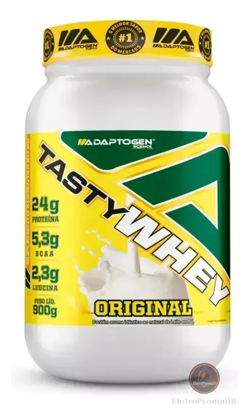 Tasty Whey 3w Gourmet Adaptogen 900g Leite Em Pó
