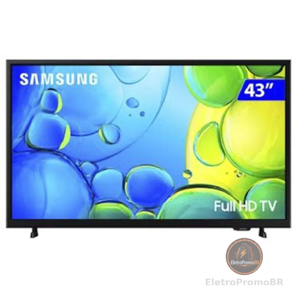 Smart Tv Samsung 43" , LED, TIZEN, Wi-fi, FULL HD, Preta - LS43F6000FGXZD